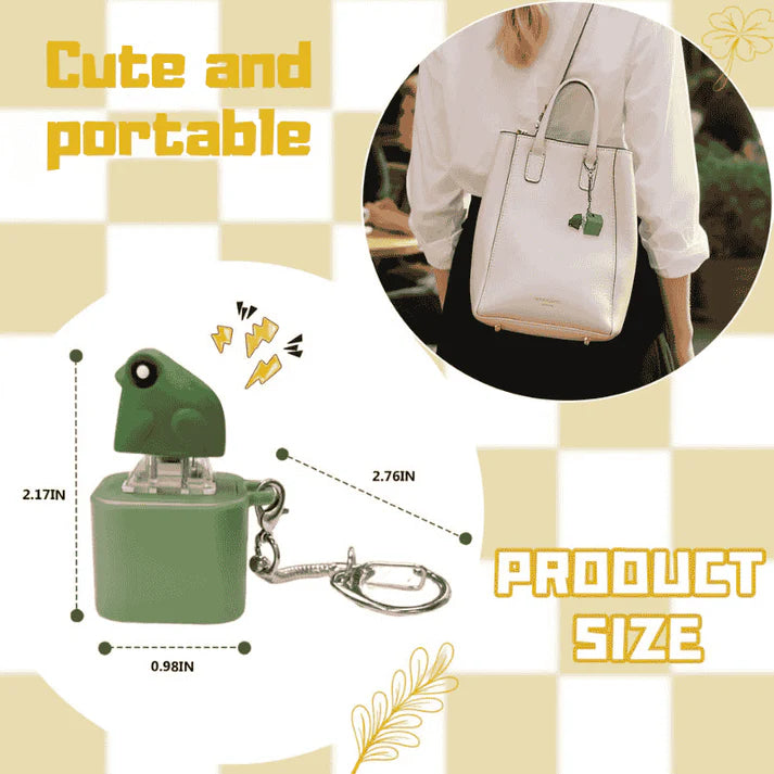 🐸 FrogGlow™ Quacking Stress Reliever Keychain