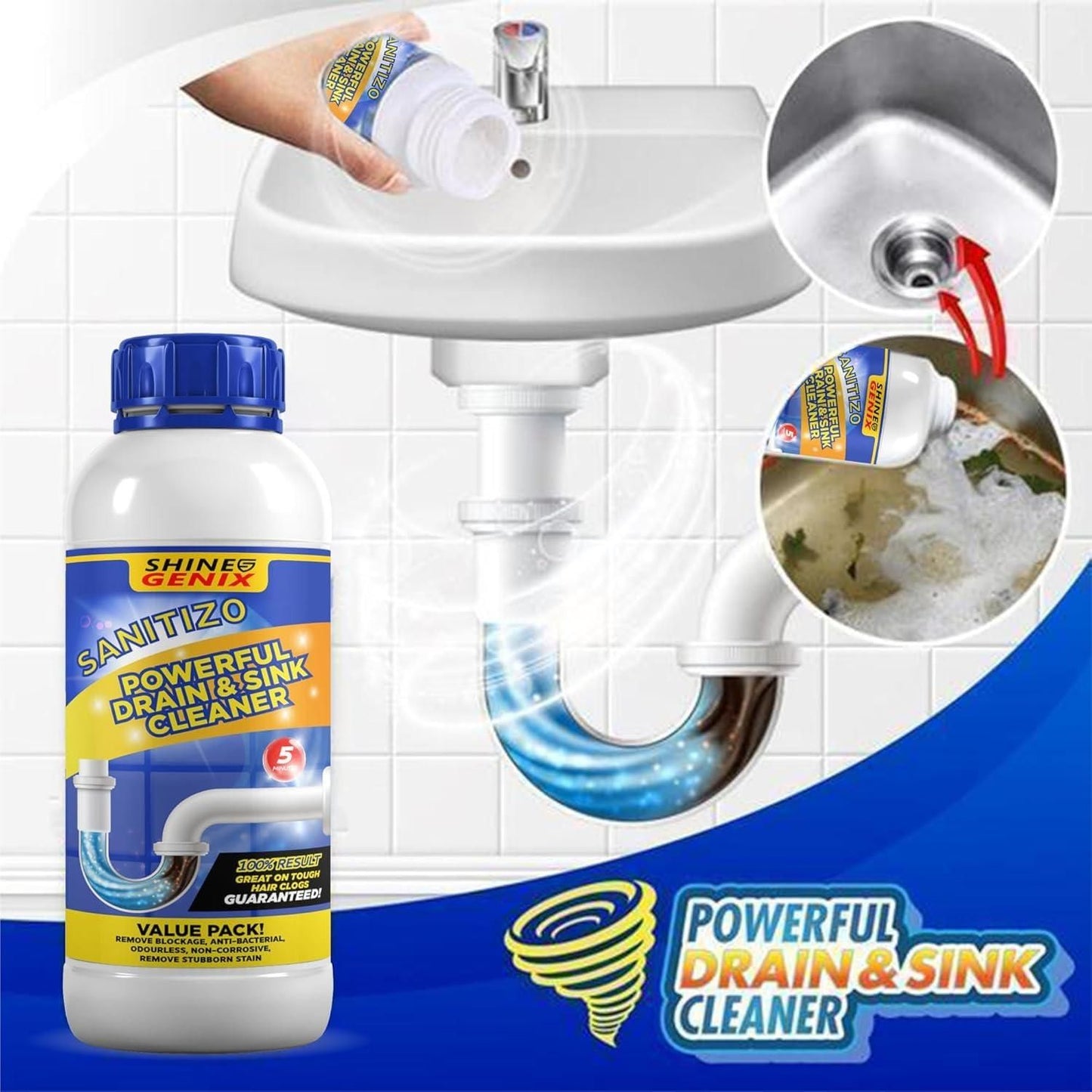 Powerful Sink & Drain Cleaner - Buy 1 Get 3 Free