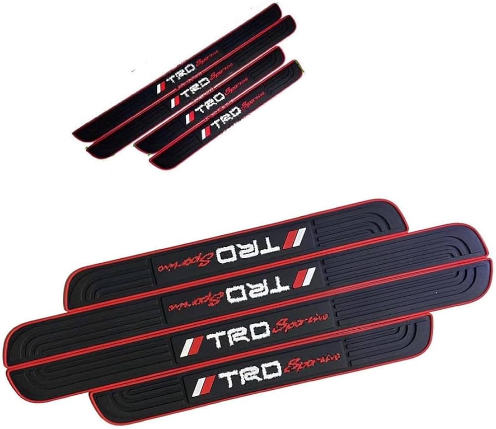 Emblaze - Carbon Fiber Door Sill Protector 4Pcs