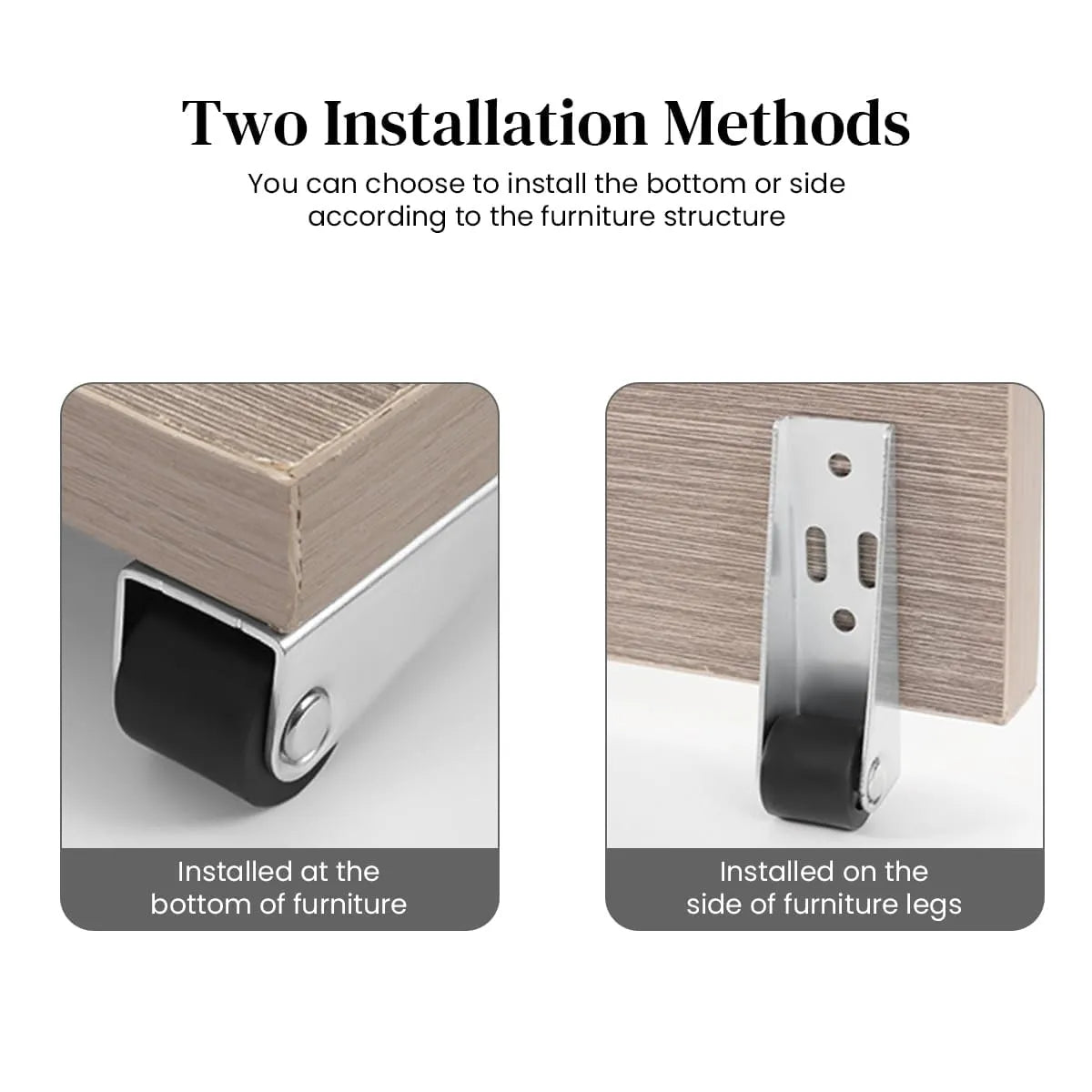 Home Roller – 4 Pieces + Free Screws