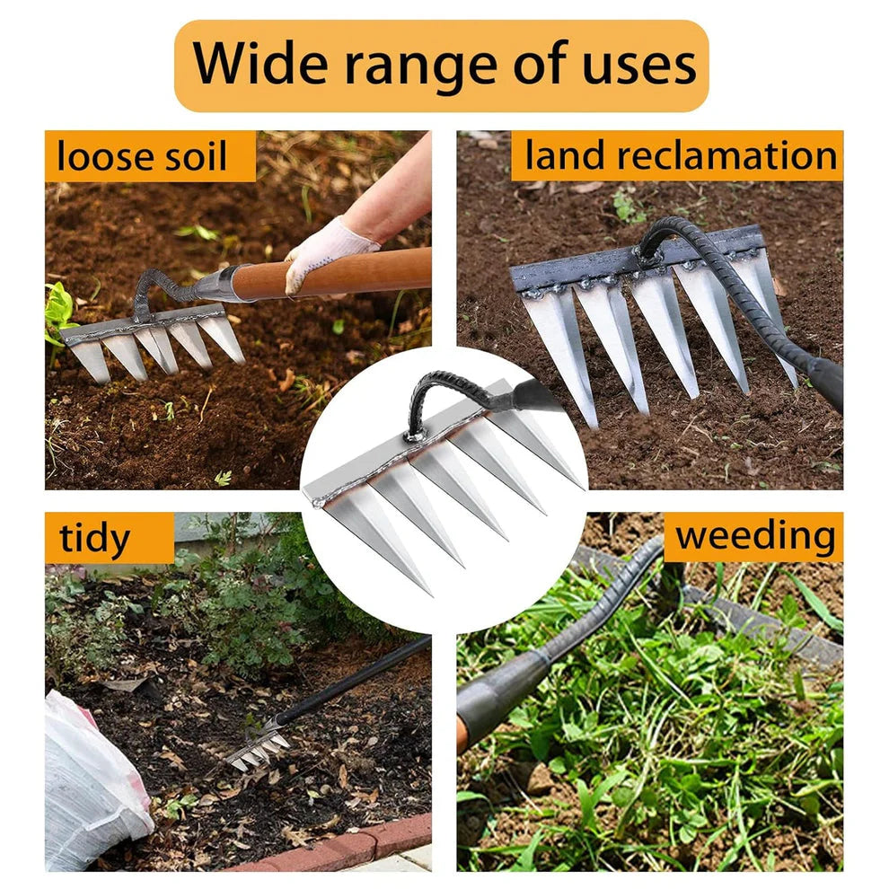 Garden Weeding Tool with 5 Durable Steel Claws ( 50% OFF )