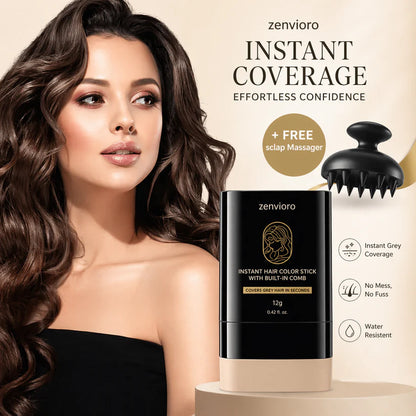 Touchup Pro Stick – Instant Grey Coverage & Natural Black Shine