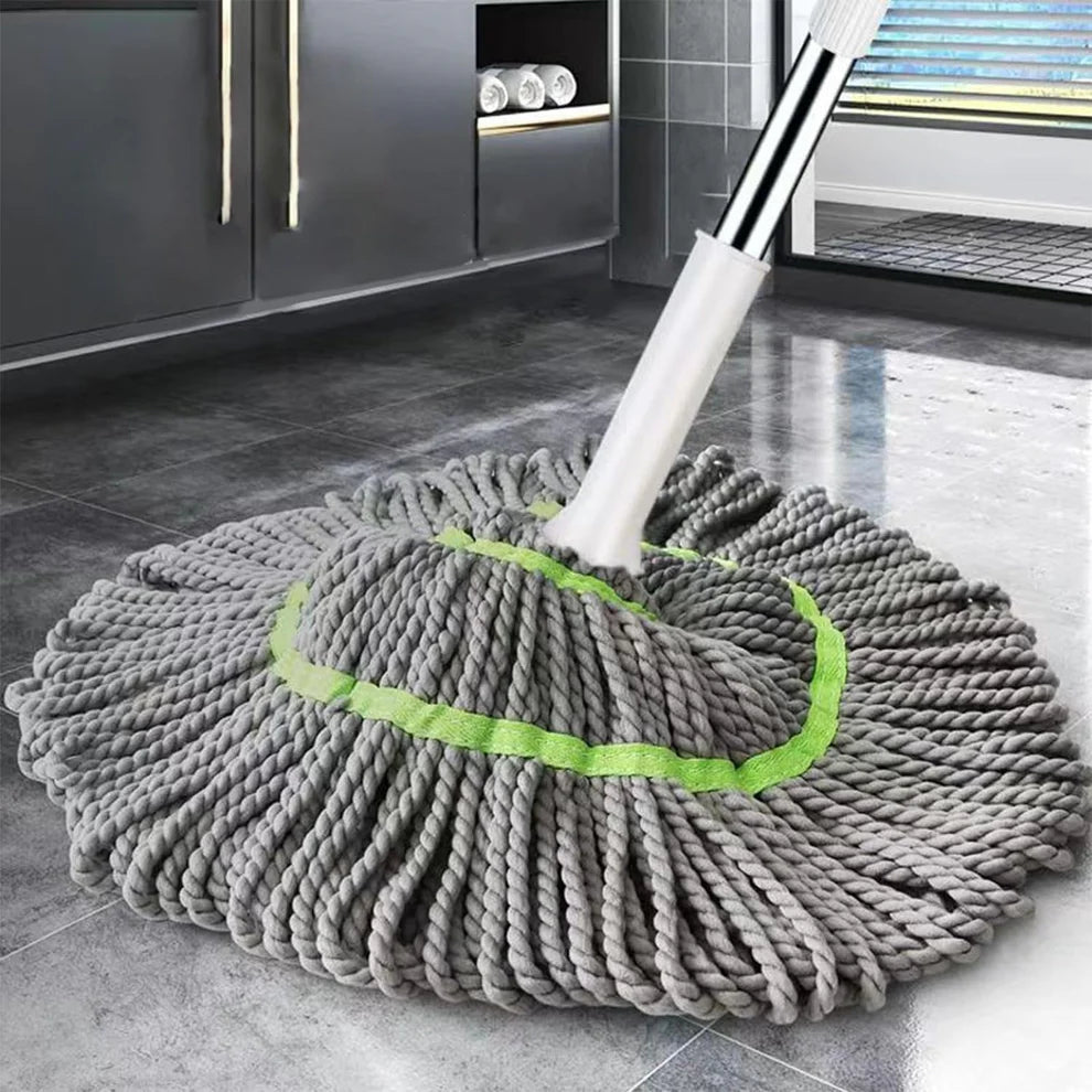 SpinEase™ 360 Mop No Drips, Quick Drying, Multicolor Fiber