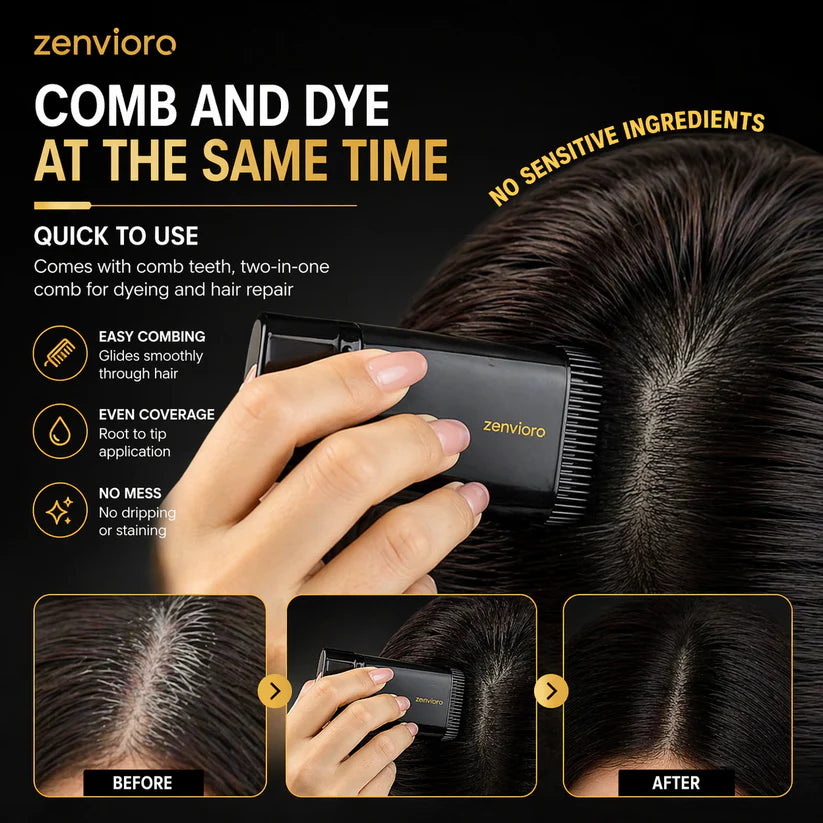 Touchup Pro Stick – Instant Grey Coverage & Natural Black Shine