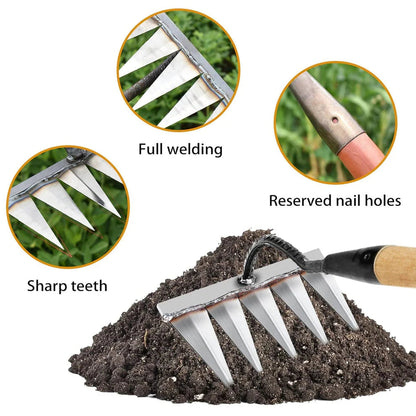 Garden Weeding Tool with 5 Durable Steel Claws ( 50% OFF )
