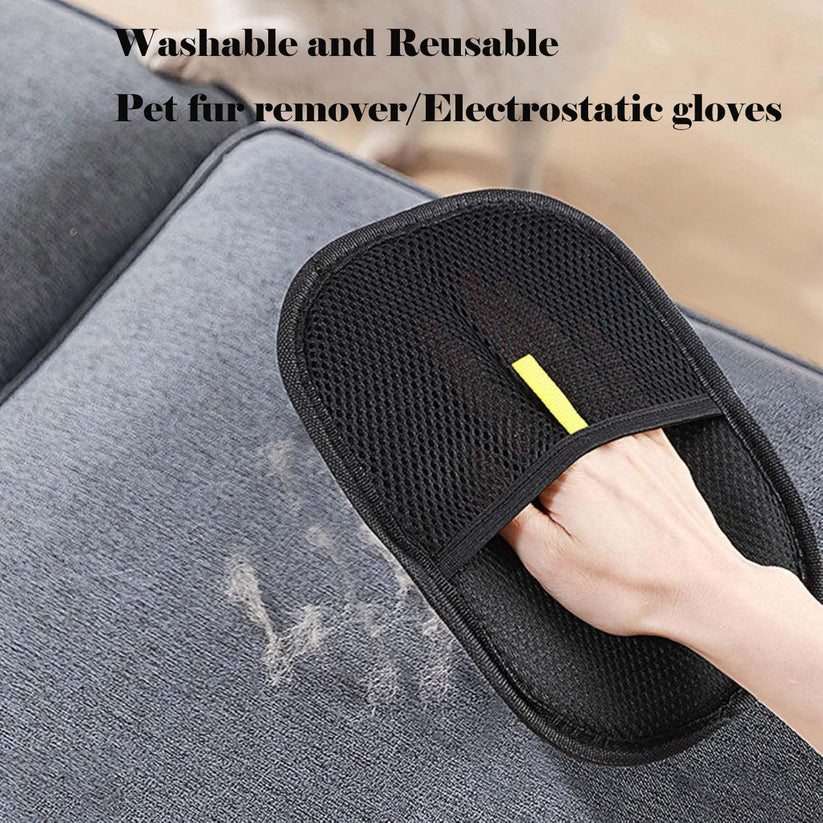 Pet Fur Remover Glove – Reusable Grooming Glove for Cats & Dogs (Pack of 1)