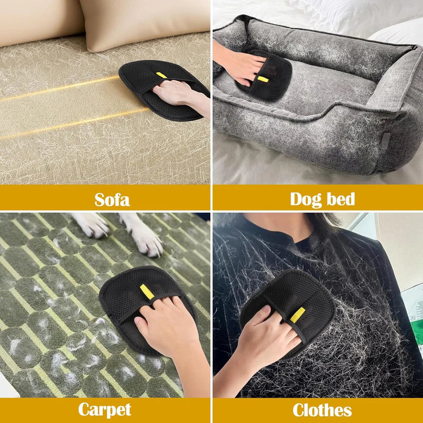 Pet Fur Remover Glove – Reusable Grooming Glove for Cats & Dogs (Pack of 1)