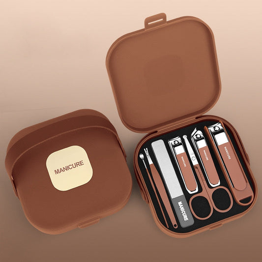 Olivify™ TrimGuard Pro – Anti-Splash Nail Clipper Set (8PCS)