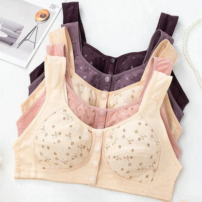 LAST DAY SALE 80% OFF - Comfortable & Convenient Front Button Bra Pack Of 3