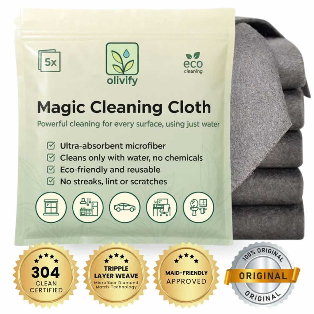 Magic Cleaning Cloth Microfiber for Dusting (Pack of 5)
