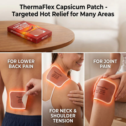 CapsiRelief Pro– Capsicum-Based Pain Relief Patch (Buy 1 Get 2 Free)