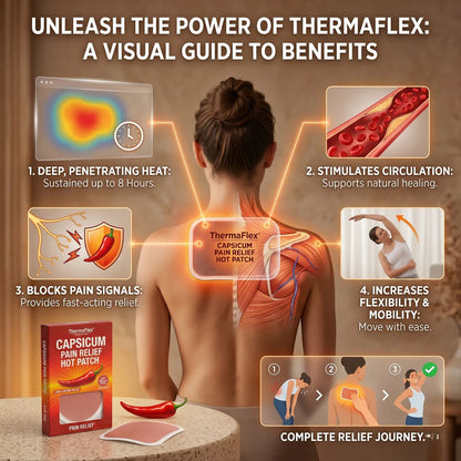 CapsiRelief Pro– Capsicum-Based Pain Relief Patch (Buy 1 Get 2 Free)