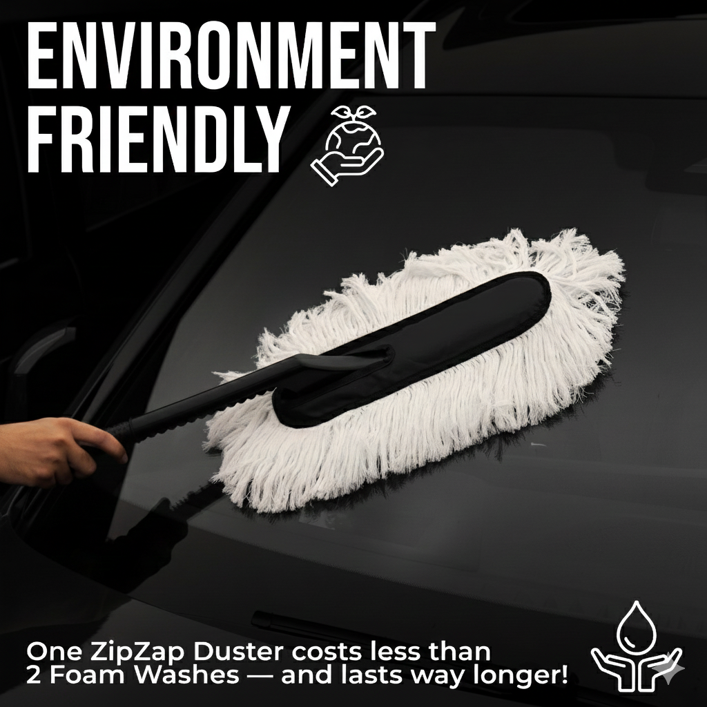 Removable Telescopic Car Wax Drag Nano Fiber Car Duster/Wash Brush Exterior Interior Cleaning Kit