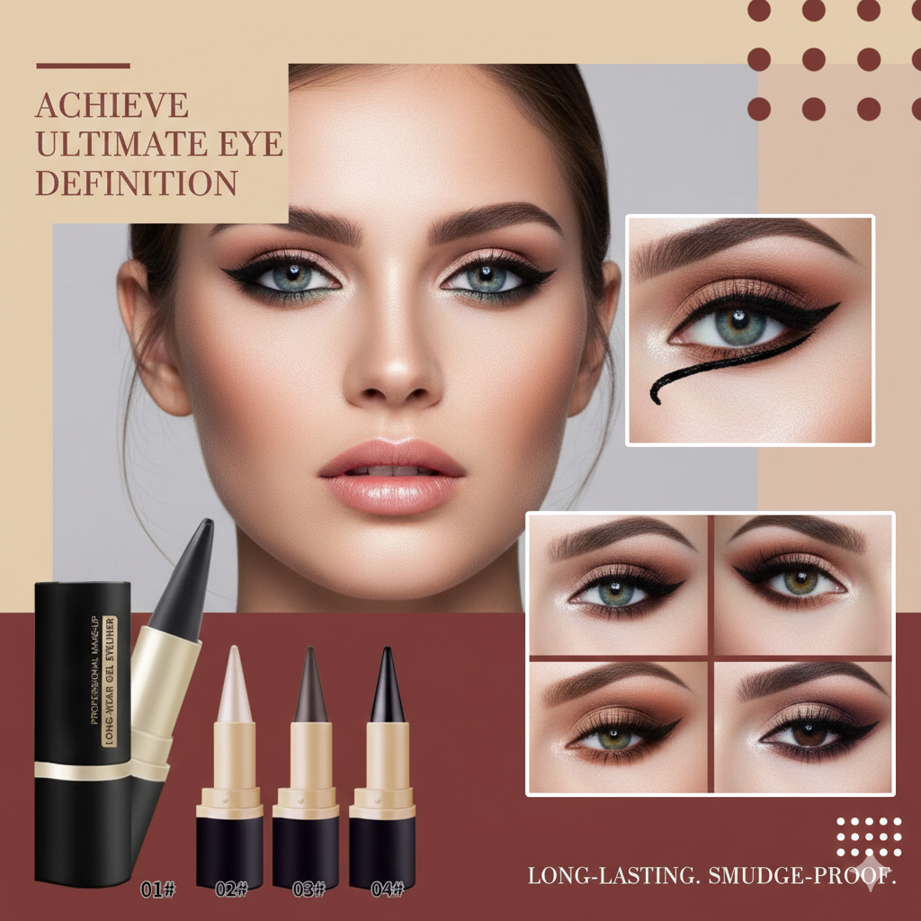 ✨ BUY 1 GET 1 FREE! 💥 Matte Fast-Drying Eyeliner – Waterproof, Long-Lasting & Perfect for Any Look 👁️🖤