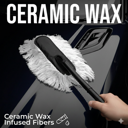 Removable Telescopic Car Wax Drag Nano Fiber Car Duster/Wash Brush Exterior Interior Cleaning Kit