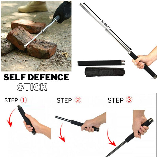 Self Defence Tactical Rod (Heavy Metal and Extendable)
