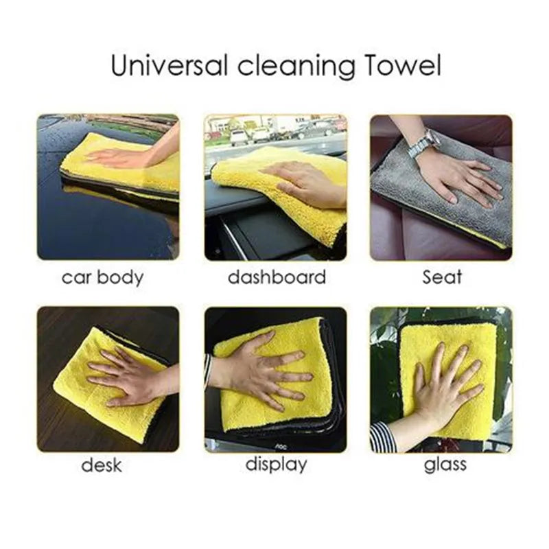 Super Water Absorbing Microfibre towel 650 GSM for Home & vehicle (PACK OF 5)