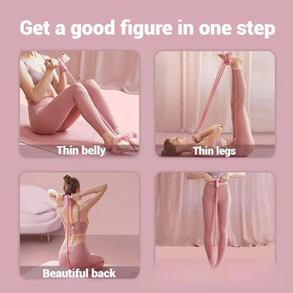 Multifunction Pedal Resistance Band (PINK)