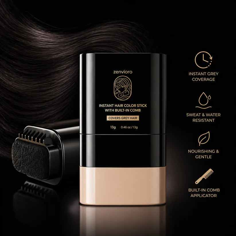 Touchup Pro Stick – Instant Grey Coverage & Natural Black Shine
