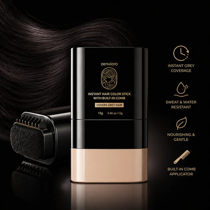 Touchup Pro Stick – Instant Grey Coverage & Natural Black Shine