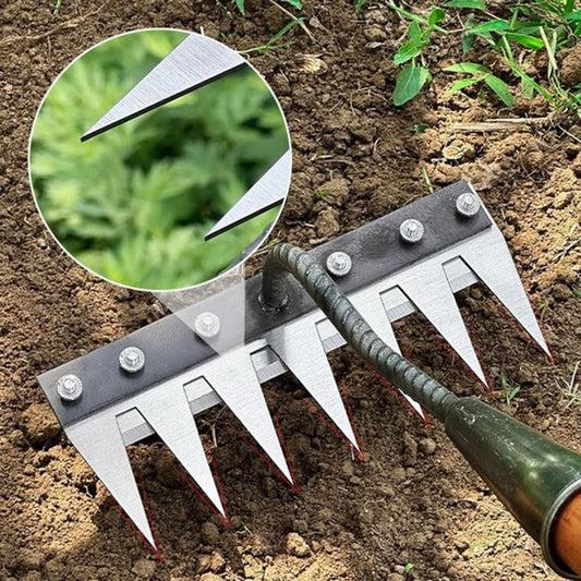 Garden Weeding Tool with 5 Durable Steel Claws ( 50% OFF )