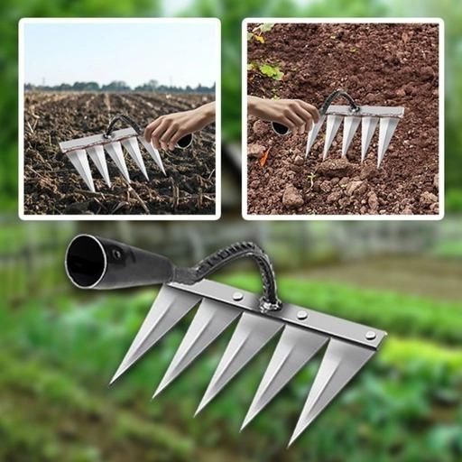 Garden Weeding Tool with 5 Durable Steel Claws ( 50% OFF )
