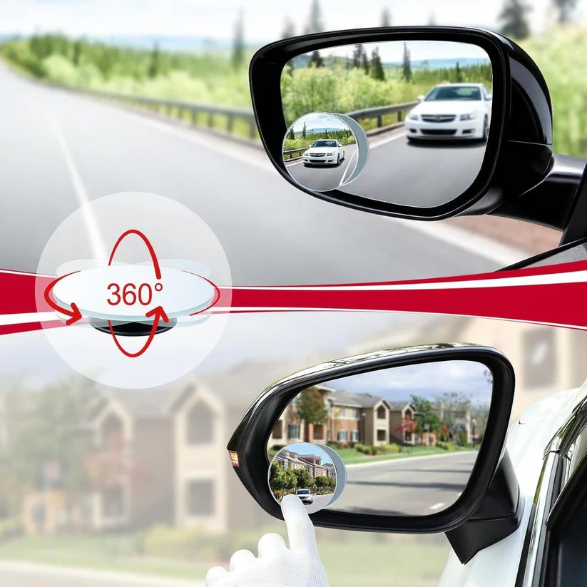 360° Wide View Blind Spot Mirror (pack of 2)