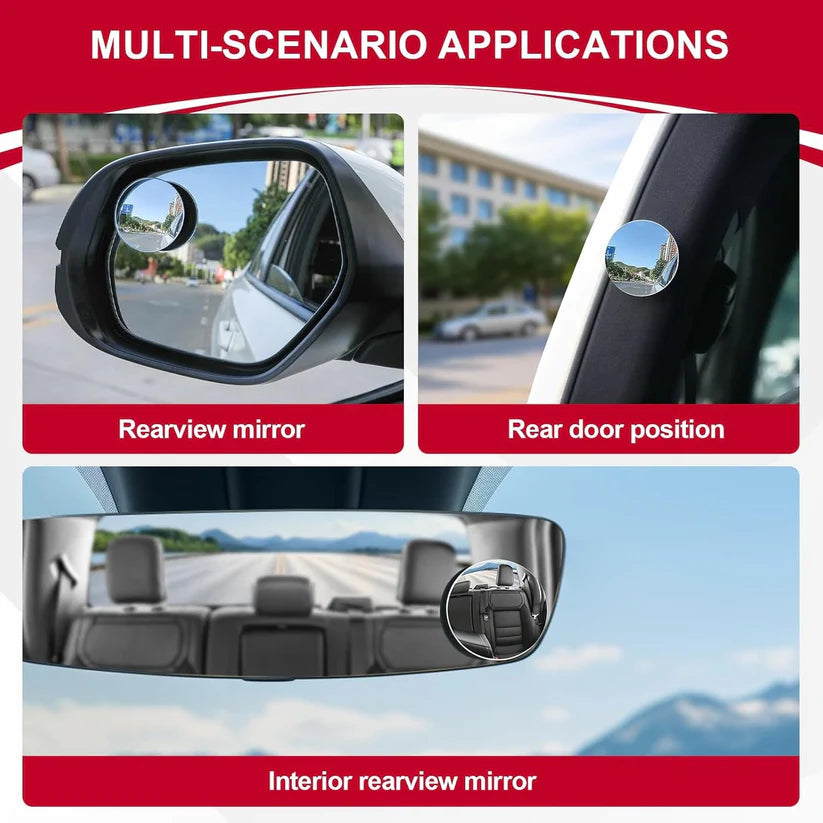 360° Wide View Blind Spot Mirror (pack of 2)