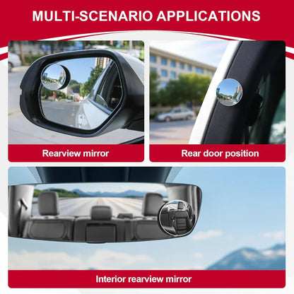 360° Wide View Blind Spot Mirror (pack of 2)
