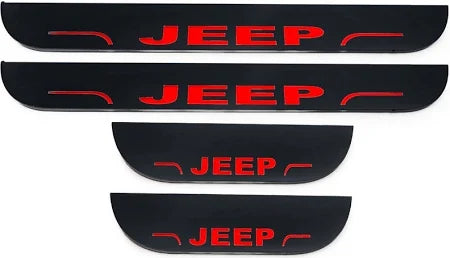 Emblaze - Carbon Fiber Door Sill Protector 8Pcs